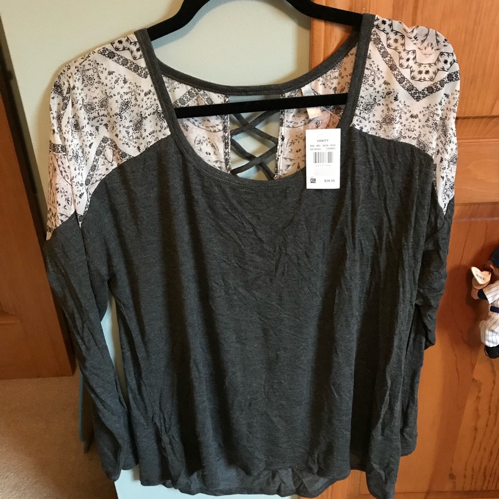 Vanity knit top